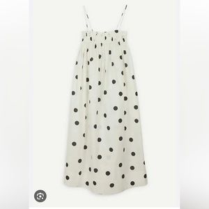 Ganni Polka dot trapeze dress 34 NWOT